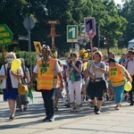 Pielgrzymkowe wejście na Jasną Górę