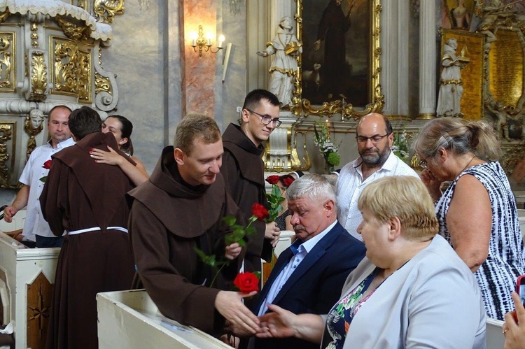 Obłóczyny u wschowskich franciszkanów