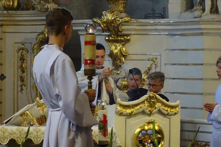 Obłóczyny u wschowskich franciszkanów