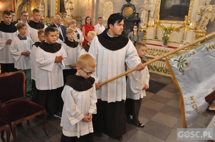 Obłóczyny w klasztorze Braci Mniejszych we Wschowie 