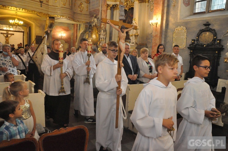 Obłóczyny w klasztorze Braci Mniejszych we Wschowie 