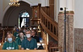 Piesza pielgrzymka na Jasną Górę - przekazanie krzyża w Konopiskach
