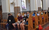 Piesza pielgrzymka na Jasną Górę - przekazanie krzyża w Konopiskach