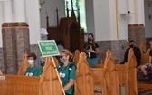 Piesza pielgrzymka na Jasną Górę - przekazanie krzyża w Konopiskach