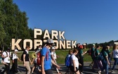 Piesza pielgrzymka na Jasną Górę - przekazanie krzyża w Konopiskach