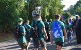 Piesza pielgrzymka na Jasną Górę - przekazanie krzyża w Konopiskach