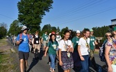 Piesza pielgrzymka na Jasną Górę - przekazanie krzyża w Konopiskach