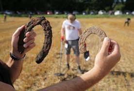 Znalzeione końskie podkowy