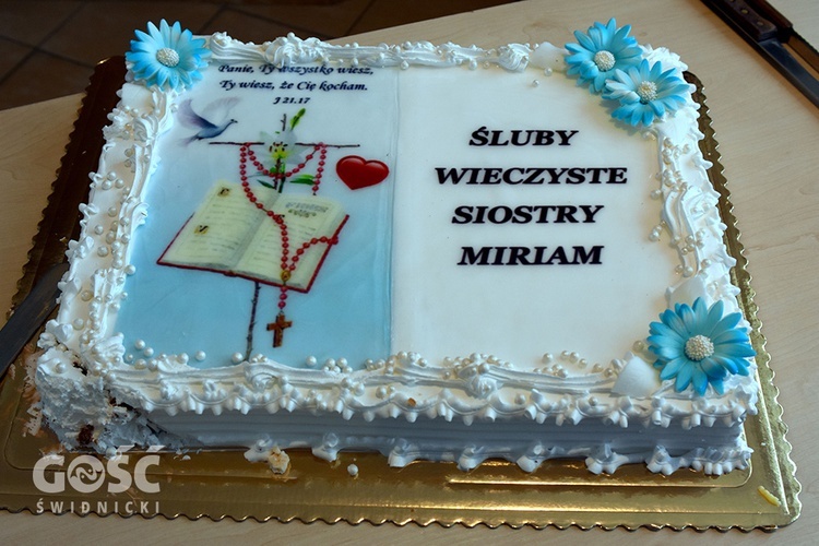 Msza św. dziękczynna za profesję wieczystą s. Miriam Klat