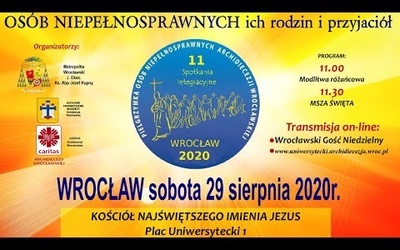 11. Pielgrzymka Chorych, Niepełnosprawnych i Ich Opiekunów z archidiecezji wrocławskiej.