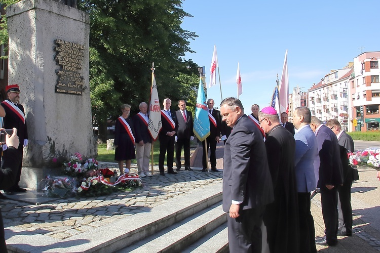 Msza św. w Koszalinie w 40. rocznicę powstania NSZZ Solidarność