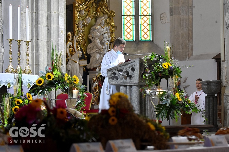 Strzegom. Dożynki gminne z biskupem seniorem