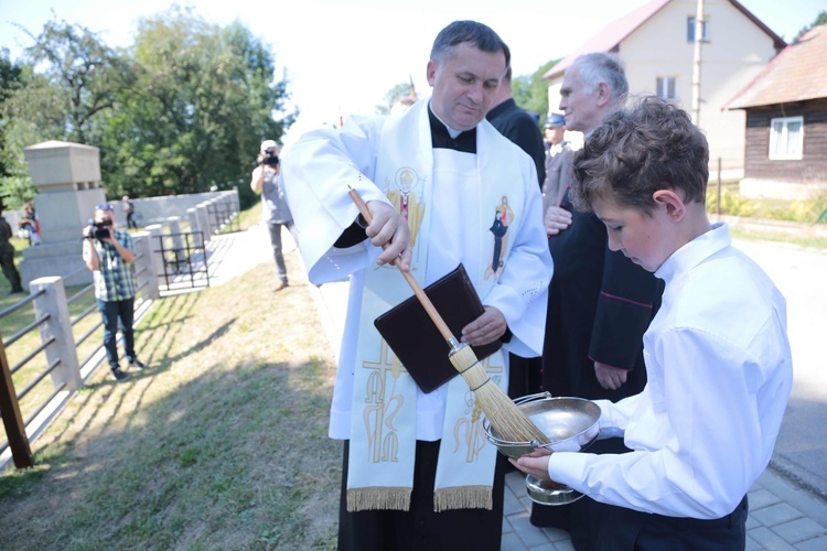 Ujście Jezuickie. Tablica poległych Chorwatów