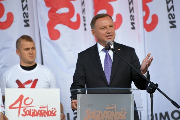 Prezydent: "Solidarność" wyrosła na wielkim pragnieniu i żądaniu godności