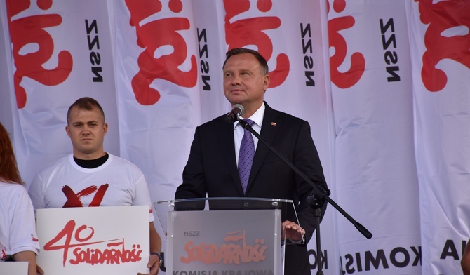 Prezydent Andrzej Duda.