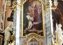 Ołtarz bł. Wincentego Kadłubka w katedrze sandomierskiej.