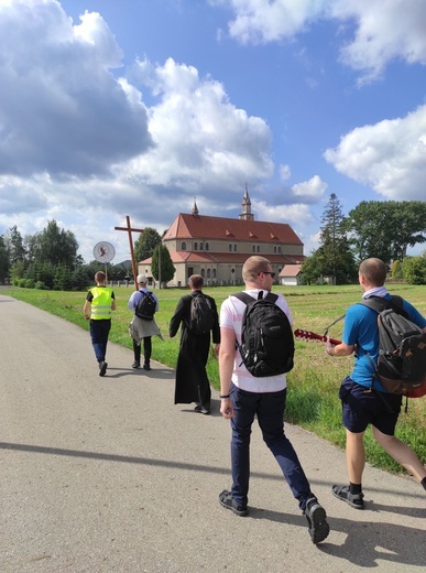 Pielgrzymka kleryków na Jasną Górę - dzień 4