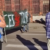 Pikieta pod Elektrociepłownią CEZ Chorzów