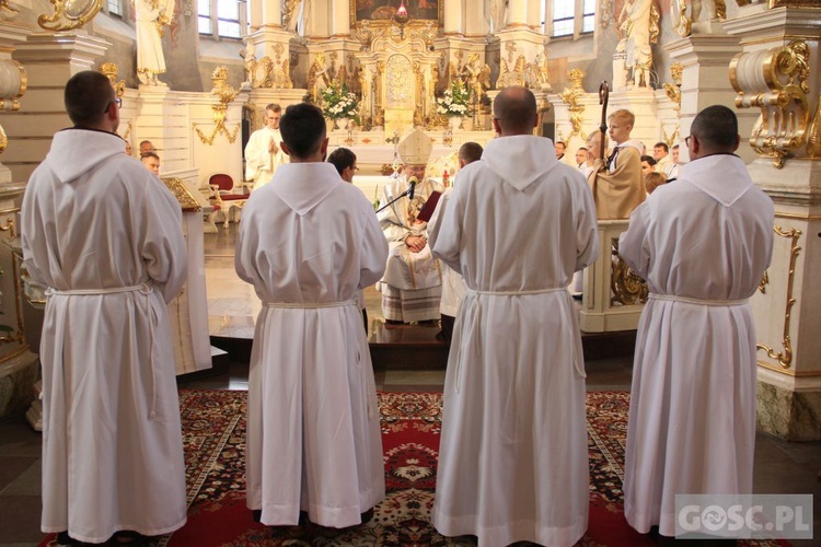 Wschowa. Święcenia diakonatu i ogłoszenie Maryi patronką Wschowy