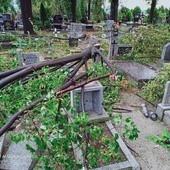 Zdjęcie na cmentarzu w Stanowicach.