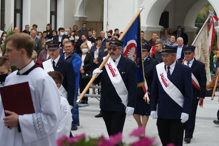 W odpuście uczestniczyli m.in. przedstawiciele Solidarności.