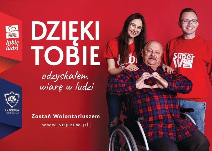 Plakat. Zostań wolontariuszem