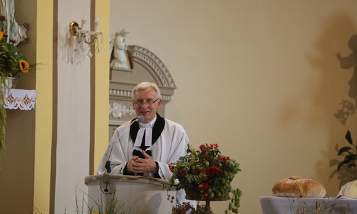Kazanie wygłosił ks. Roman Kluz z parafii ewangelickiej.