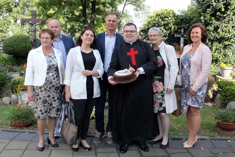 Śluby zakonne u kamilianów w Taciszowie  