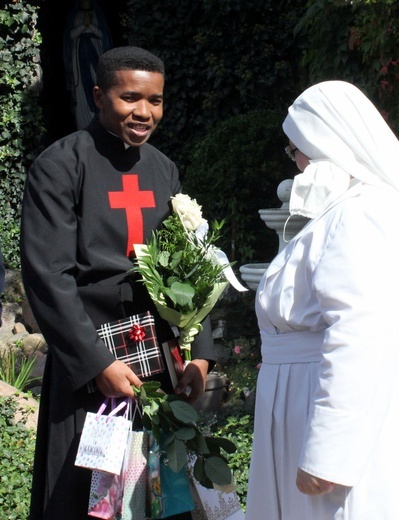 Śluby zakonne u kamilianów w Taciszowie  