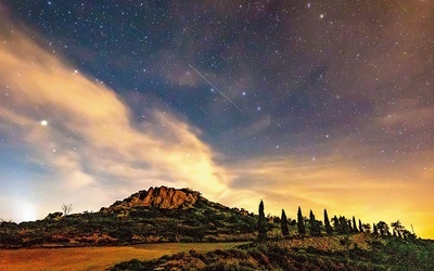 Deszcz meteorów Perseidów.
13.08.2020
Rakalj na Istrii, Chorwacja.