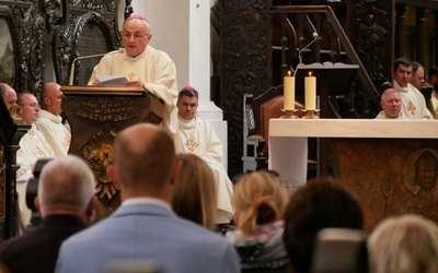 Liturgii przewodniczył i słowo Boże wygłosił bp Jacek Jezierski.