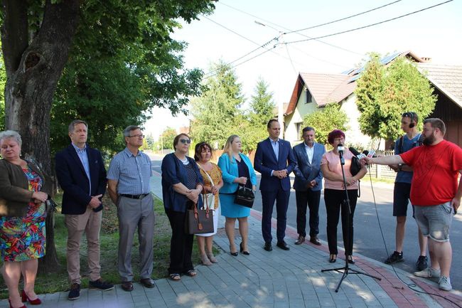 Gorzyce. Otwarcie ul. Szkolnej po remoncie.