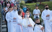 Poświęcenie krzyża epidemicznego