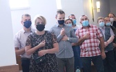 Poświęcenie krzyża epidemicznego