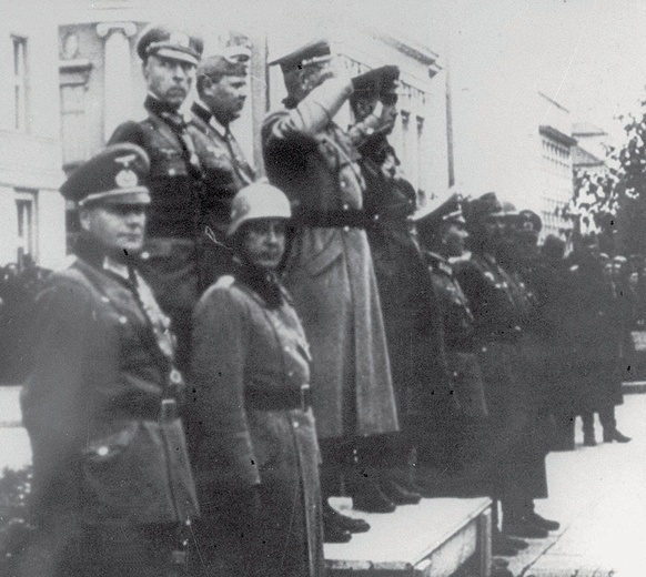Wspólna defilada wojsk niemieckich i Armii Czerwonej w Brześciu Litewskim 28 września 1939 r.