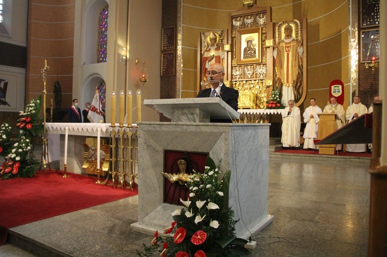 Tarnów-Mościce. 40-lecie NSZZ "Solidarność"