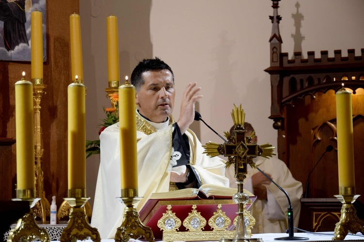 Błogosławieństwo ceremoniarzy w Bobowej