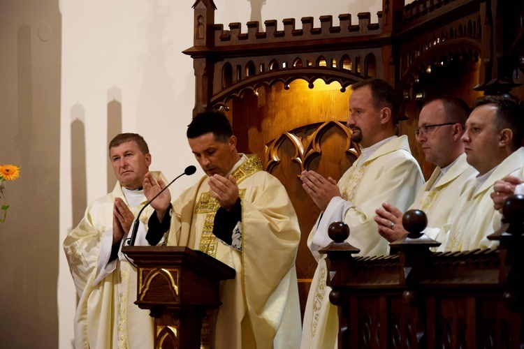 Błogosławieństwo ceremoniarzy w Bobowej