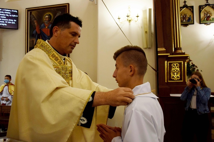 Błogosławieństwo ceremoniarzy w Bobowej