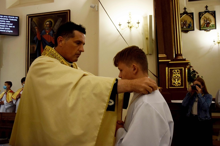 Błogosławieństwo ceremoniarzy w Bobowej