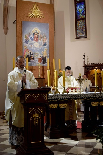 Błogosławieństwo ceremoniarzy w Bobowej