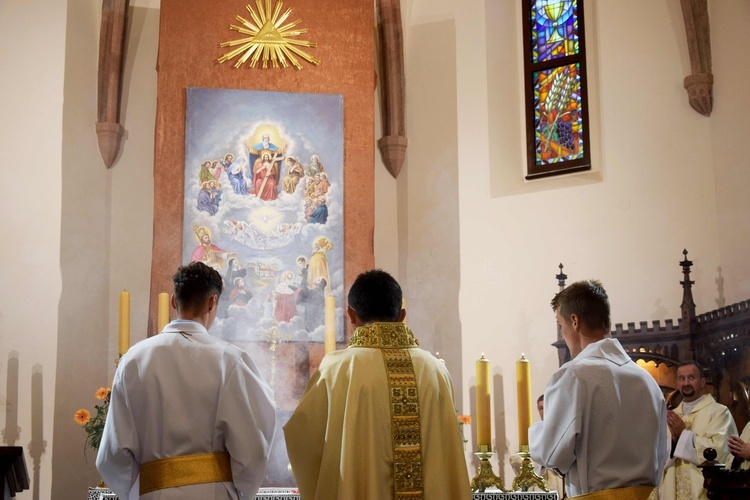 Błogosławieństwo ceremoniarzy w Bobowej