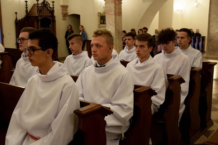 Błogosławieństwo ceremoniarzy w Bobowej