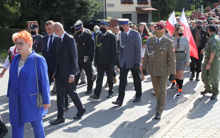 Pogrzeb ppor. Mieczysława Kozłowskiego - Żołnierza Niezłomnego - w Rzykach