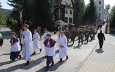 Pogrzeb ppor. Mieczysława Kozłowskiego - Żołnierza Niezłomnego - w Rzykach