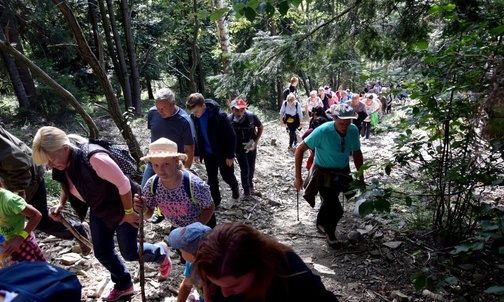 Do piątej stacji prowadzi wymagające podejście - droga staje się wyzwaniem...
