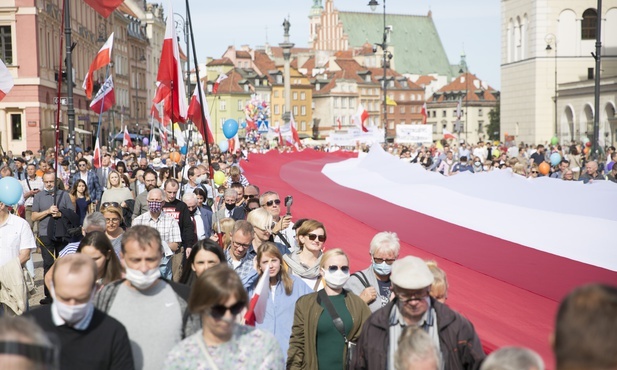 Prezydent Andrzej Duda na Marszu dla Życia i Rodziny