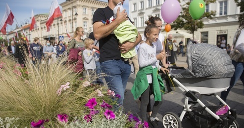 Prezydent Andrzej Duda na Marszu dla Życia i Rodziny