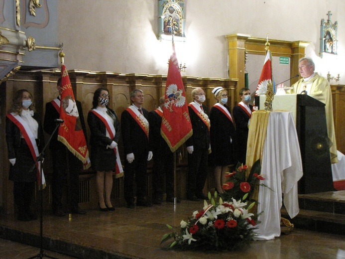 Przasnysz. Nowy sztandar Solidarności