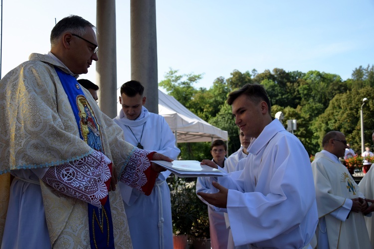 Błogosławieństwo ceremoniarzy w Limanowej